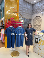 ‘STARRY’ RHINESTONE DENIM DRESS (SKU-45)