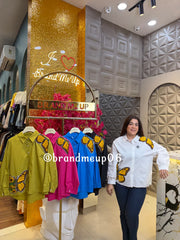 ‘BUTTERFLY’ COTTON SHIRT (CODE-8121) (SKU-67)