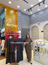 ‘ROAR’ 2PCS CHEETAH SKIRT SET WITH STONE (SKU-130) (CODE-9519)