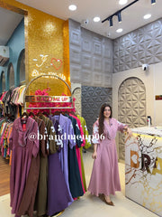 ‘DOLL FIT’ LONG MAVI DRESS (SKU-174)