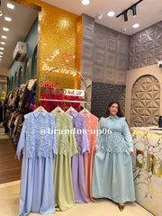 ‘CHICORA’ 3PCS DRESS (SKU-226)