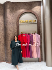 ‘TONE’ 3PCS DRESS WITH SHRUG (SKU-326)