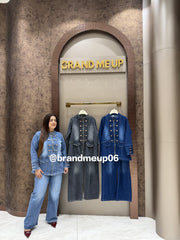 'AVI' 2PCS DENIM CORD SET (SKU-351)