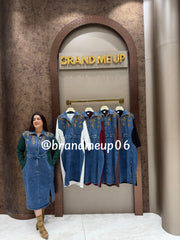 ‘LIVA’ DENIM DRESS (SKU-358)