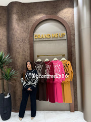 EMBROIDERY WOOLEN CORD SET (IMP-569)