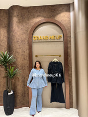 ‘STAR’ 2PCS DENIM CORD (SKU-359) (CODE-2789)