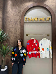 STRAWBERRY CARDIGAN (IMP-694) 5BUTTONS