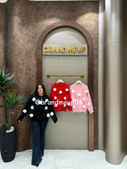 CUTE FUR BALL SWEATER (IMP-731)