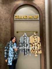 CHEETAH SWEATER WITH STOLE (IMP-665)