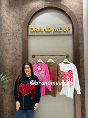 Woolen Heart Sweater (IMP-409)