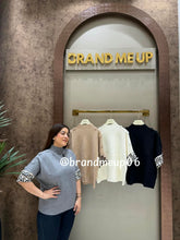 SHOULDER BUTTON WOOLEN TOP (IMP-622)