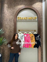 WOOLEN RHINESTONE FLOWER SWEATER (IMP-702)