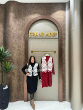 Woolen Dress With Cardigan (IMP-380)