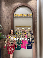 Cheetah Woolen Dress (IMP-371)
