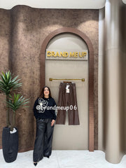PLAZZO LEATHER PANT (CODE-026) (IMP-708)