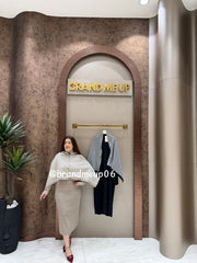 WOOLEN DRESS WITH CAPE (IMP-670)