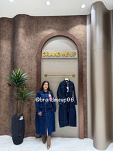 ‘RUMI’ DENIM DRESS WITH BELT (SKU-367) (CODE-2606)