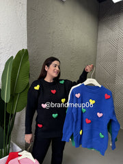 Cute Sweater -3D HEART (IMP-221)