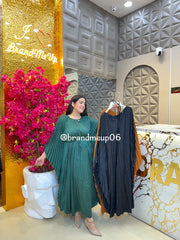 Kaftan Rhinestone Dress With Belt (PRM-549)