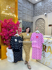 Polka Top & Skirt Set (PRM-165)