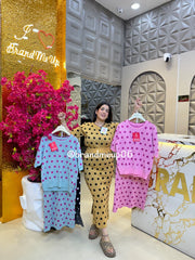 Polka Top & Skirt Set (PRM-165)