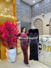 Velvet Long Dress (VELVET-7)