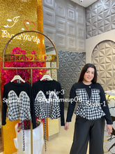 Tweed Top With Belt (IMP-462)