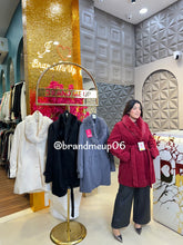 Woolen Fur Long coat with belt (IMP-358)