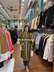 Woolen Coat With Scarf (IMP-440)