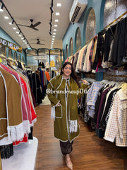 Woolen Coat With Scarf (IMP-440)