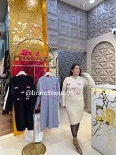 Woolen Dress With 3D Flower (IMP-224)