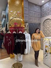 SEQUENCE LEAF WOOLEN DRESS WITH BELT (IMP-574)