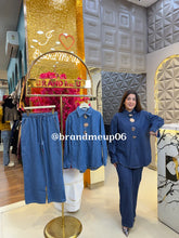 DENIM CORD WITH GOLDEN BROOCH (PRM-774) STAR