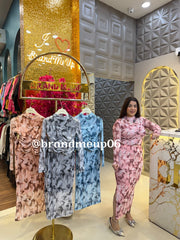 Powernet Print Top & Skirt (SET437)