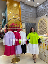 COTTON DOUBLE COLOR DRESS (DRESS-337)