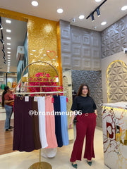 PLAIN BUCKLE PANT (PRM-842)