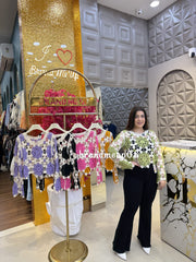 CROCHET FLOWER TOP (PRM-761)