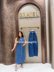'BLISS' DENIM DRESS (PRM-894)
