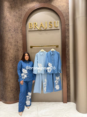 ‘CHICABOO’ 2PCS DENIM CORD SET (SKU-22)