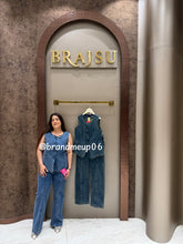 ‘OPAL’ 2PCS DENIM CORD SET (SKU-176) (CODE-2214)