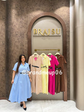 ‘MILKY’COTTON DRESS WITH FRONT ATTACHED BELT (SKU-222)