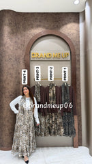 ‘MIRELLE’ 3PCS SKIRT SET WITH SCARF (SKU-314)