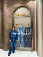 'AVI' 2PCS DENIM CORD SET (SKU-351)