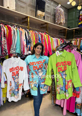 Cartoon Shirt Dress (NEW-DRESS-226)