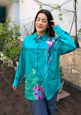 Parrot Printed Shirt (SHIRT-75)