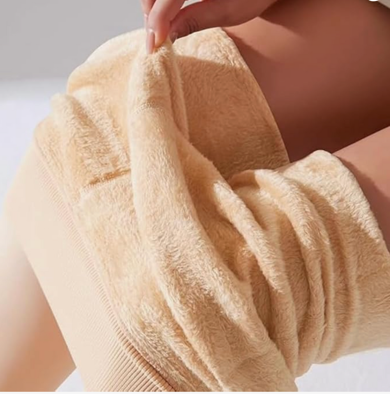 Translucent Fleece Leggings  - skin