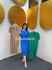 SUMMER KNIT DRESS WITH BELT (PRM-194)