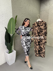 Imported Printed Dress (PRM-216)