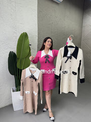 Woolen Dress With Bow (IMP-203)