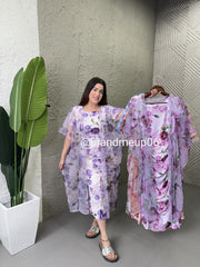 Floral Dress With Shrug (DRESS-305)